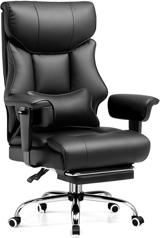 Big and Tall Office Chair 400lbs with Lumbar Support