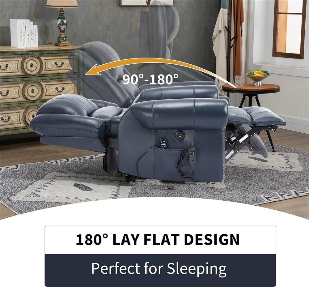 Power Lift Recliner Chair with Massage and Heat