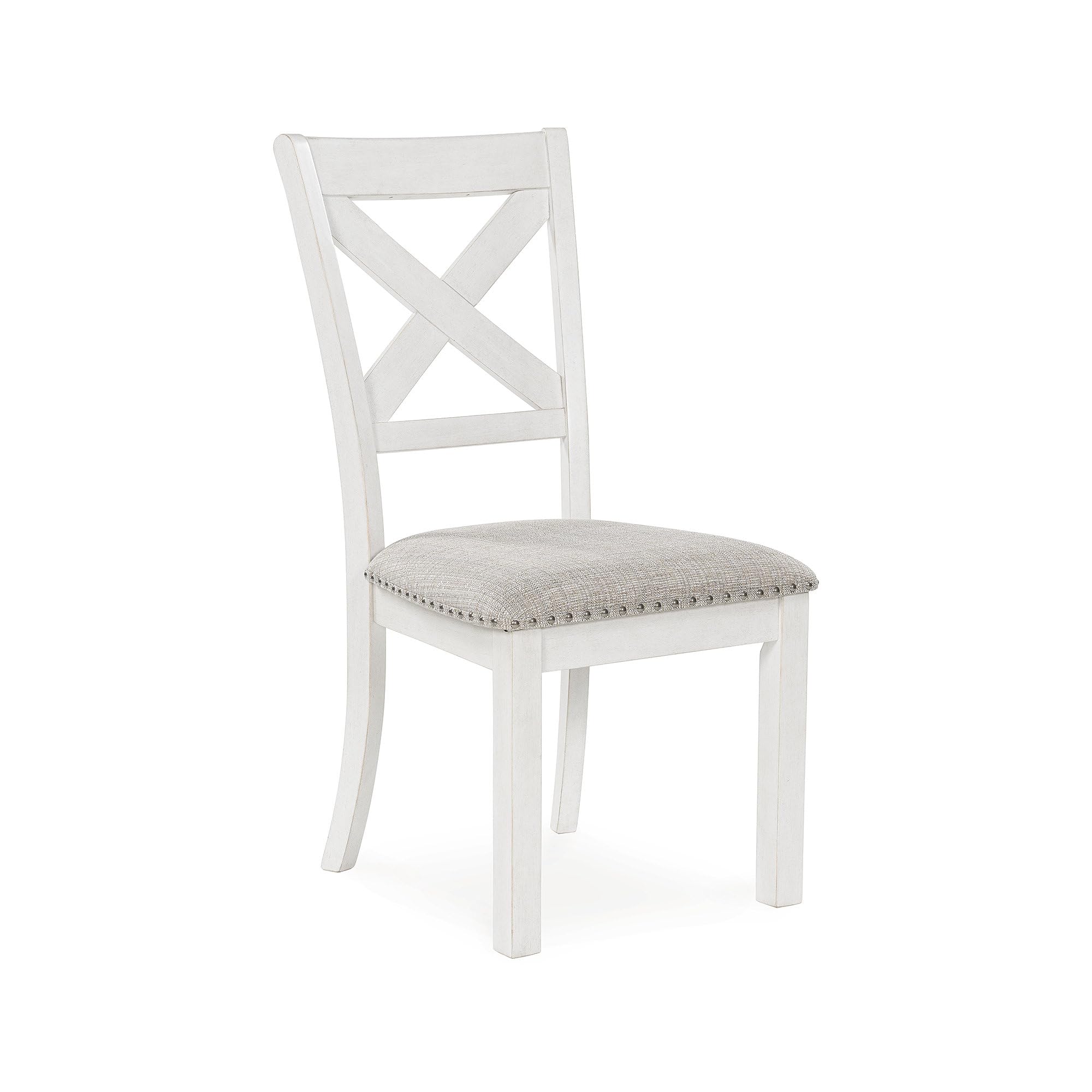 Upholstered Dining Chair with Nailhead Trim, Set of 2