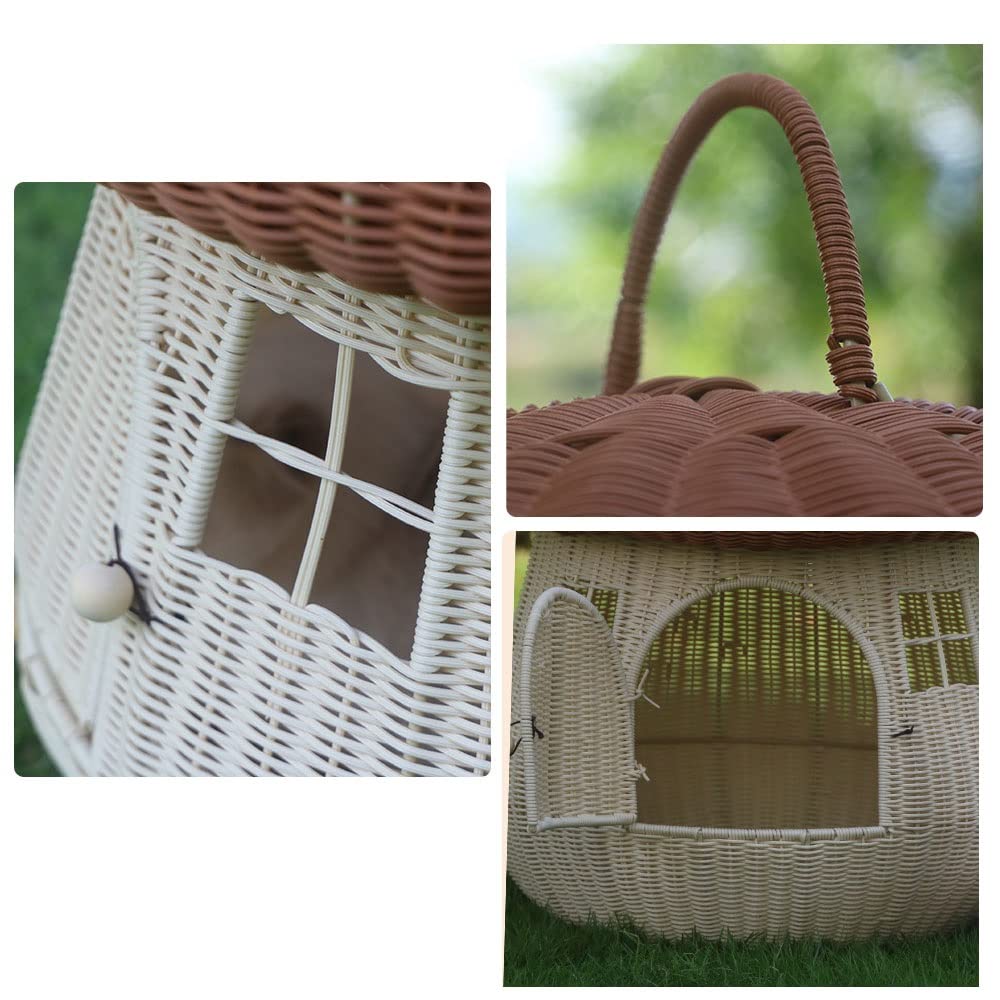 Rattan Cat Bed House