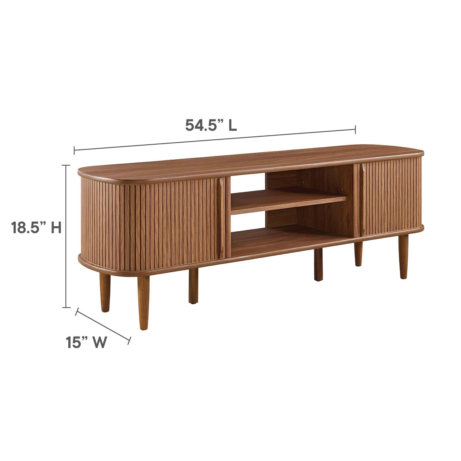 Mid-Century TV Stand Walnut