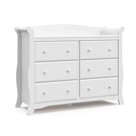 Avalon 6-Drawer Double Dresser Gray