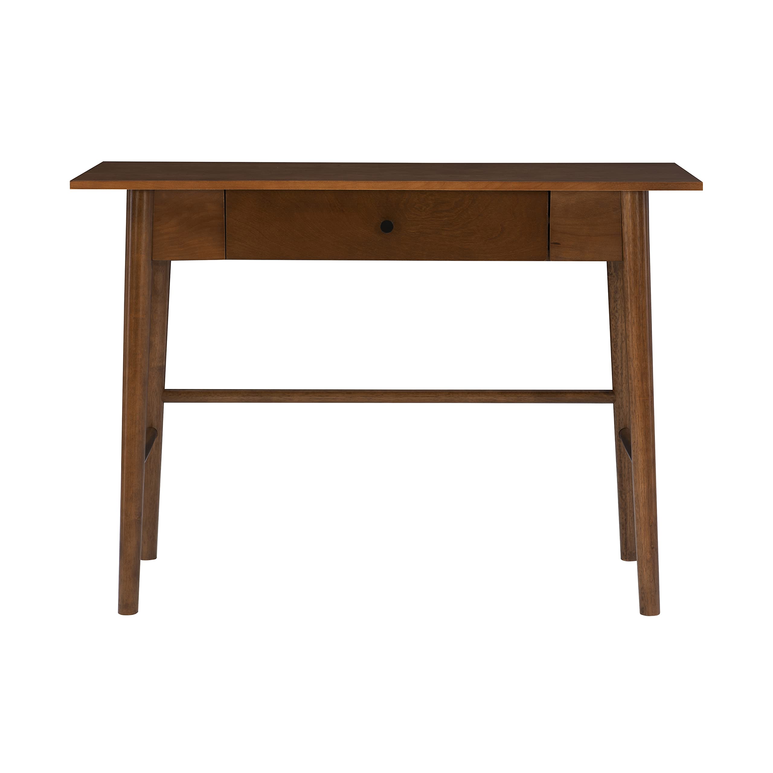 Mid-Century Walnut Desk with Drawer