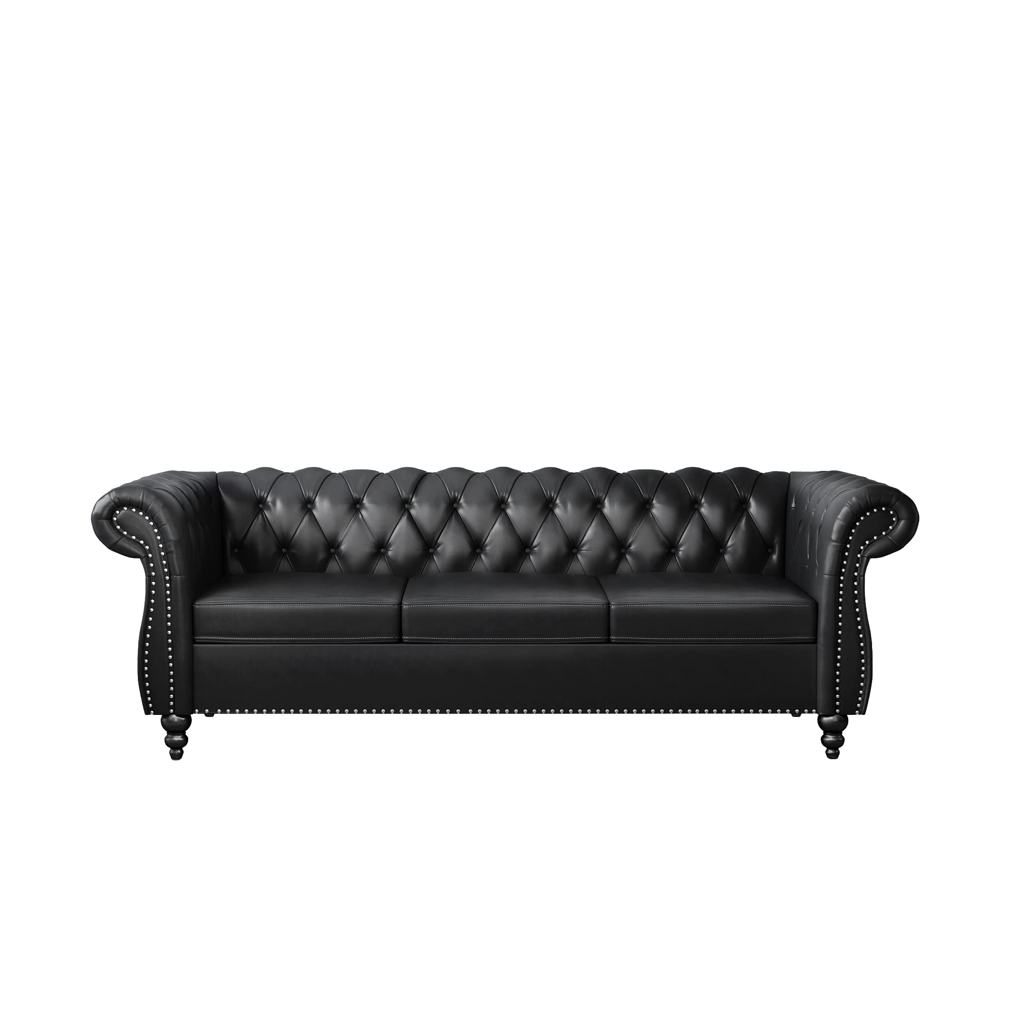 3-Seater Tufted Futon Sofa