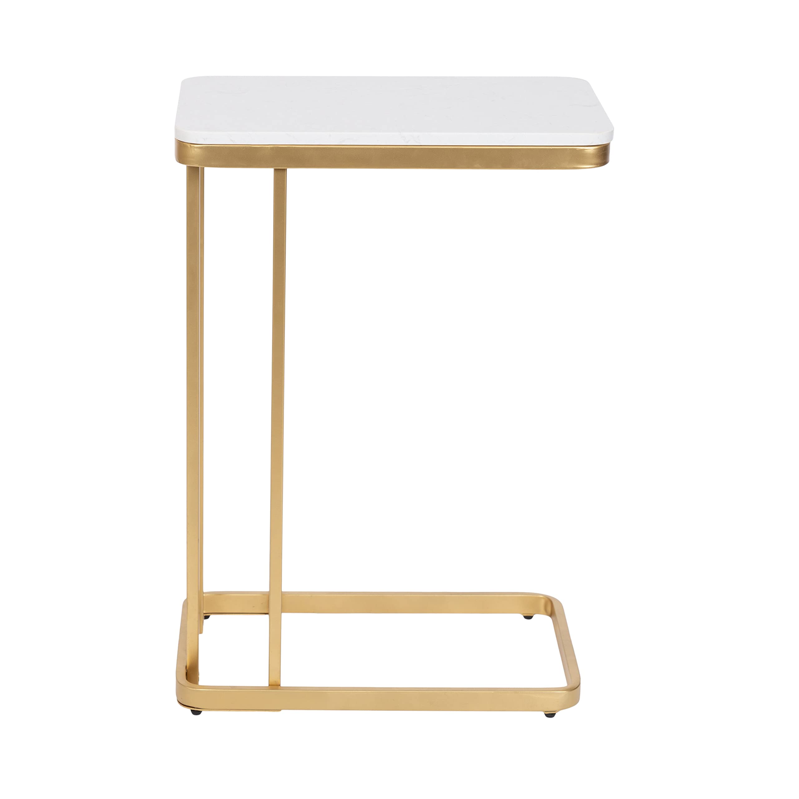 Marble C-Table End Table