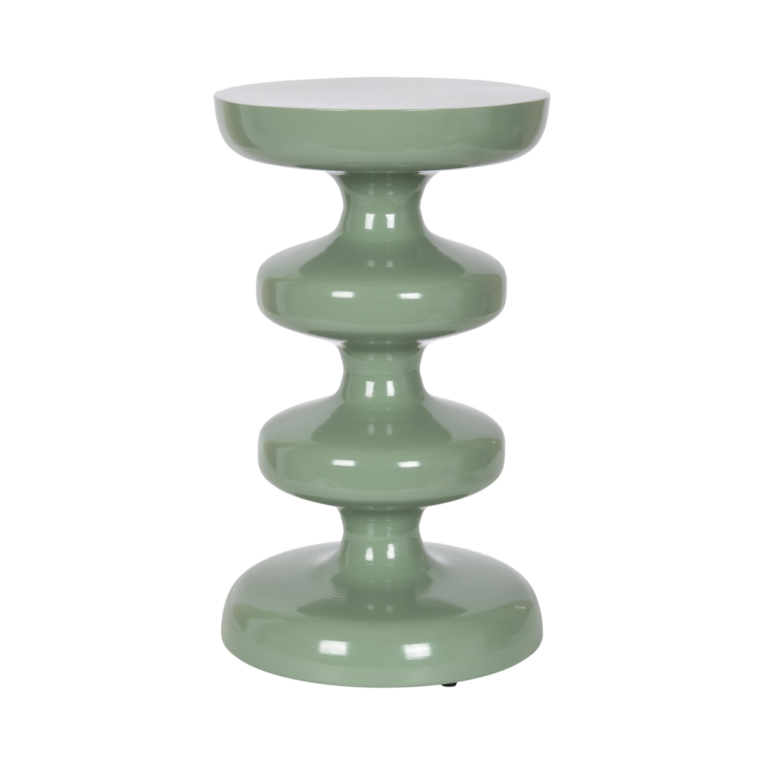 Fondi Modern Metal Round Side Table