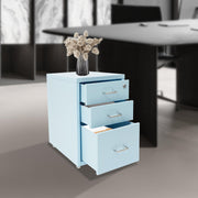 3-Drawer Lockable Mobile File Cabinet