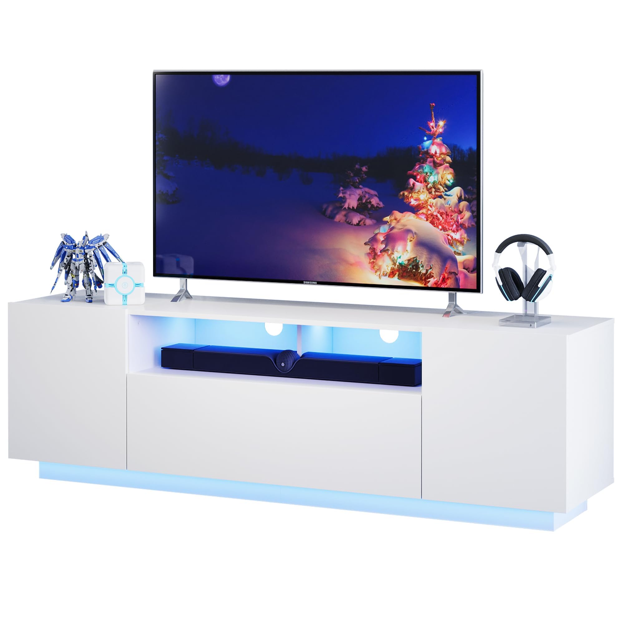 58" LED TV Stand with Storage