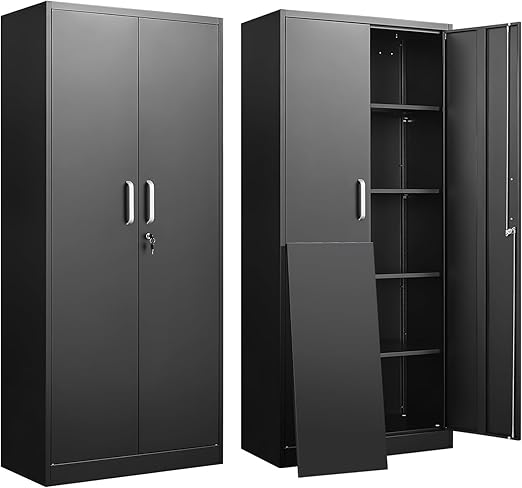 3-Drawer Mobile File Cabinet with Lock