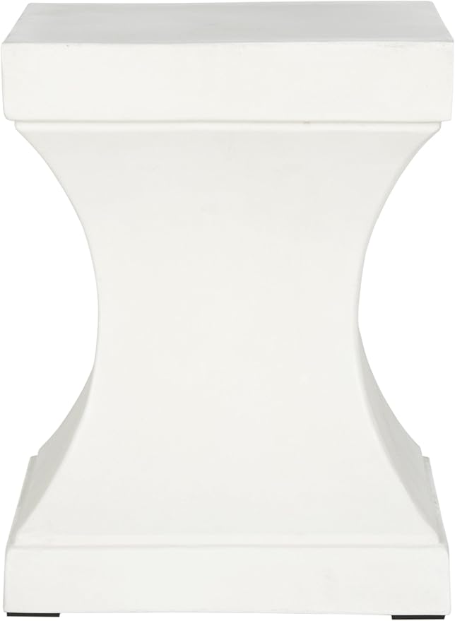 Black Modern Concrete Accent Table