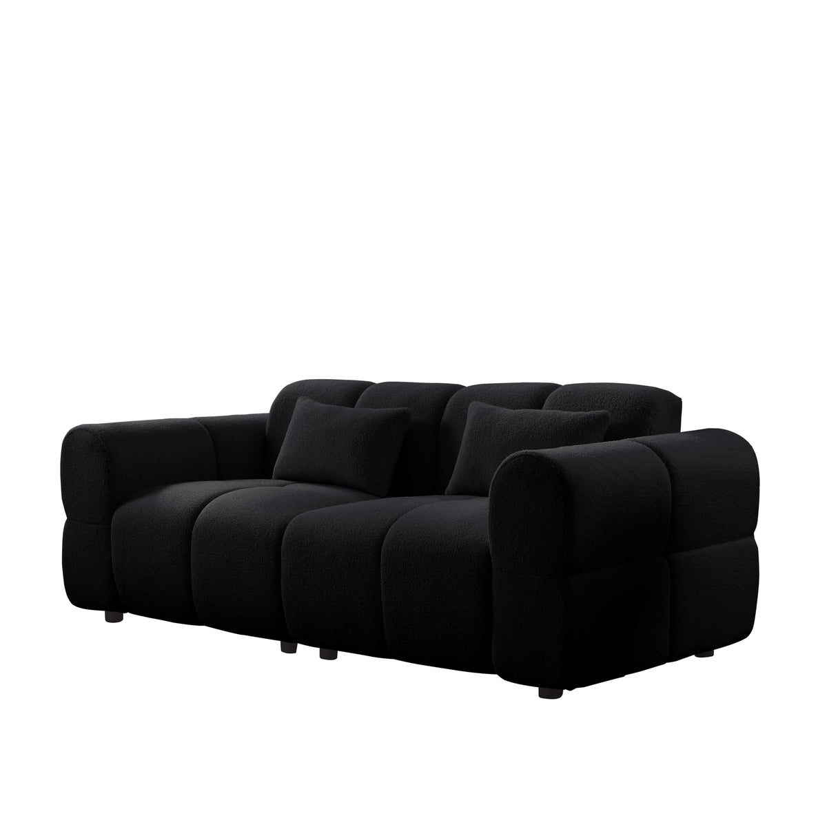 80" Modern Boucle Cloud Sofa - 3 Seater Deep Seat Couch