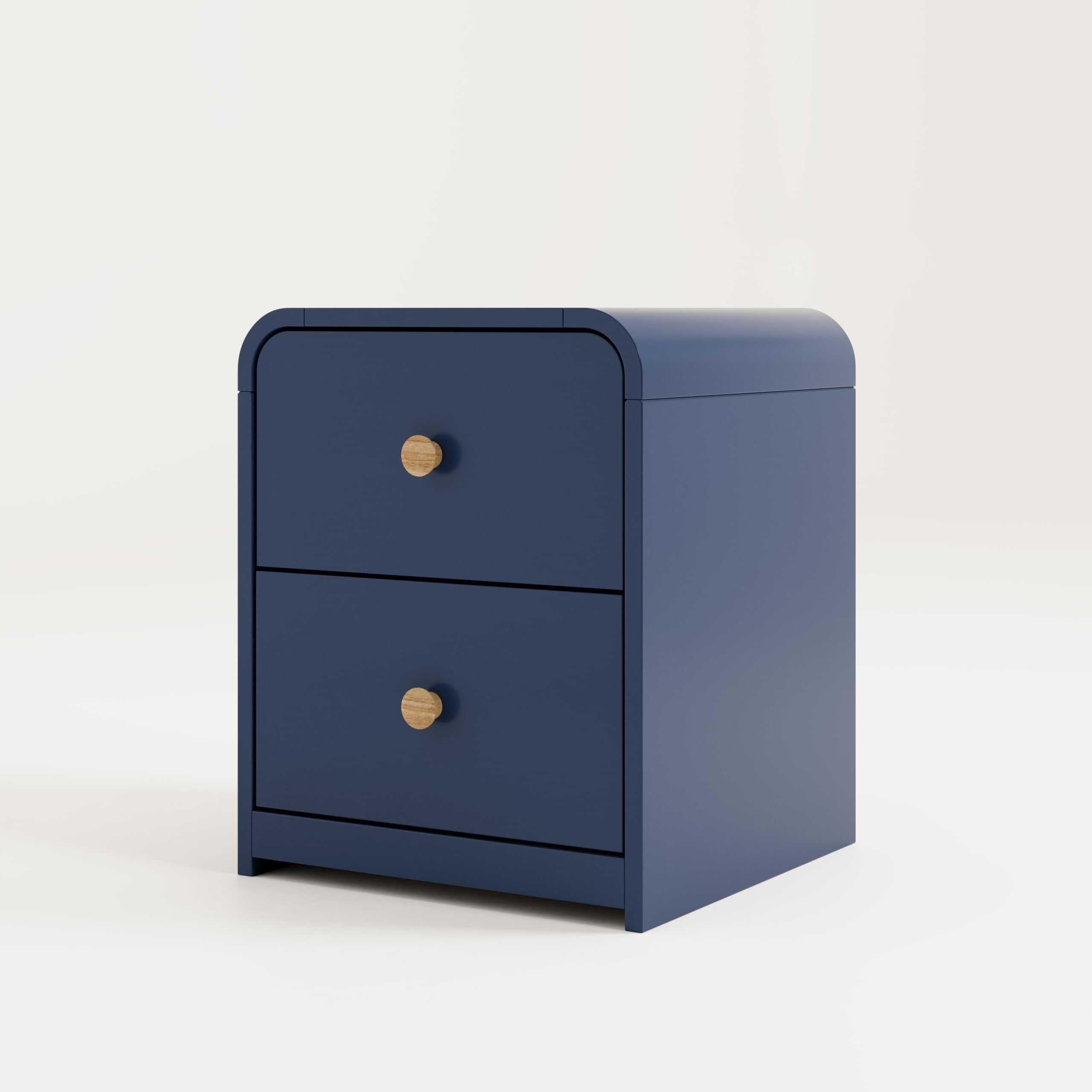 2-Drawer Nightstand with Pre-Installed Tracks