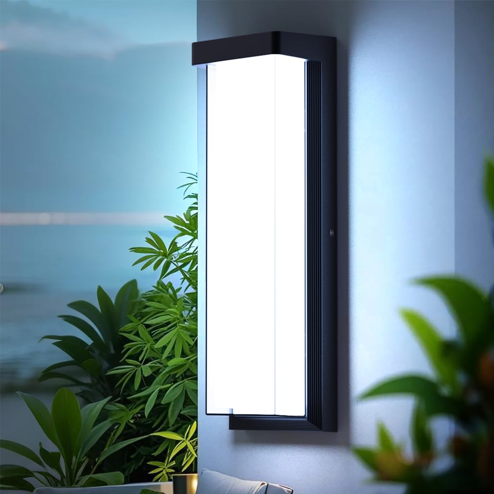 16" Dimmable LED Outdoor Wall Sconce