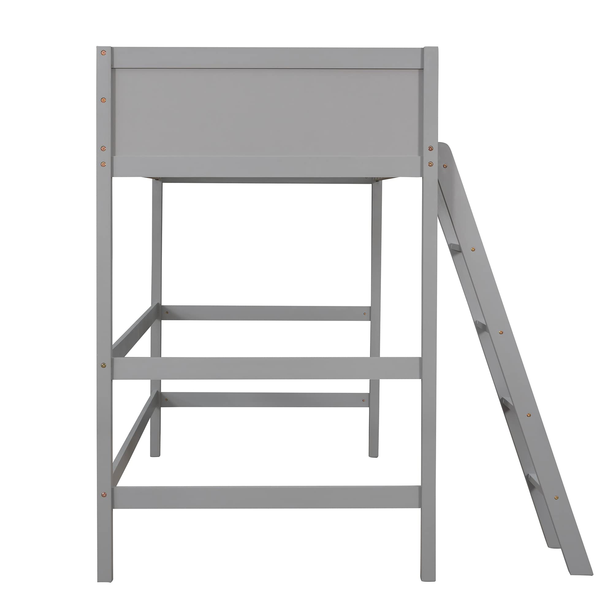 Twin Size Junior Loft Bed with Slide
