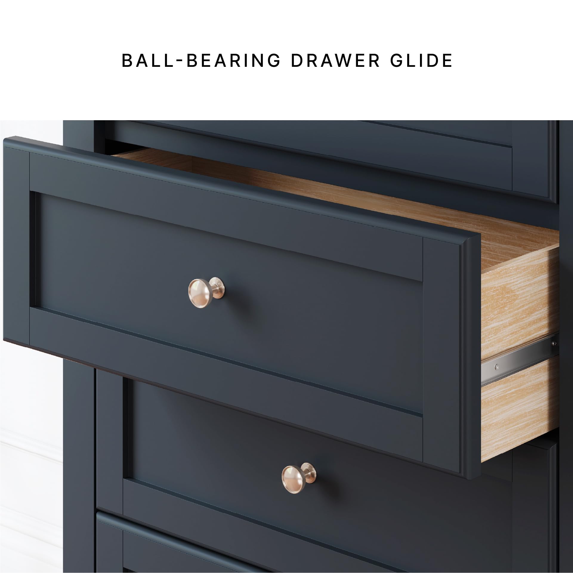 4-Drawer Shaker Chest