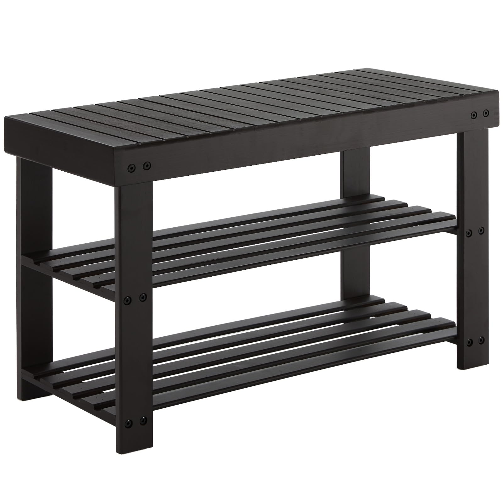 3-Tier Bamboo Shoe Rack Bench