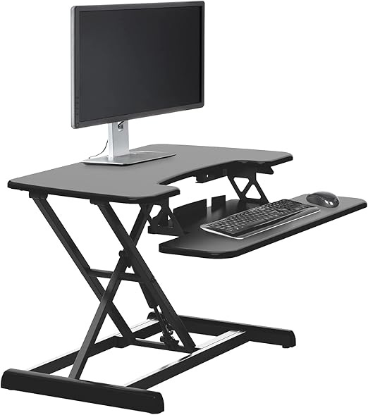 Two-Tier Standing Desk Converter 36" Wide