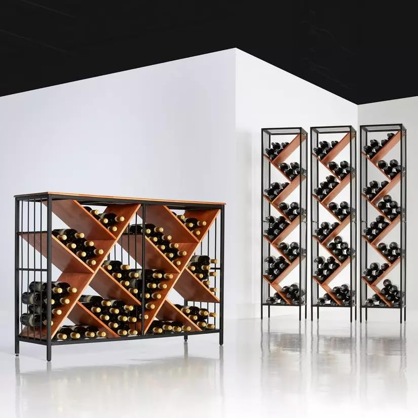 78-Bottle Modular Wine Rack