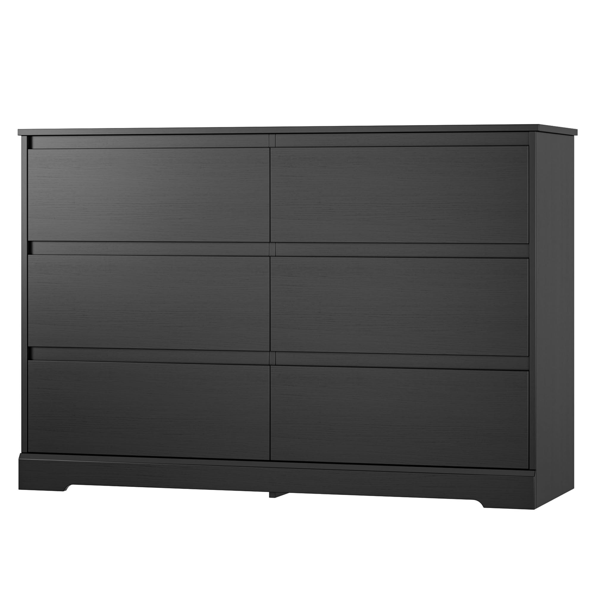 6 Drawer Double Dresser with Deep Drawers
