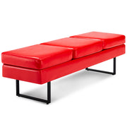 Waiting Room Bench 59.5 Inch Heavy Duty Reception Seating