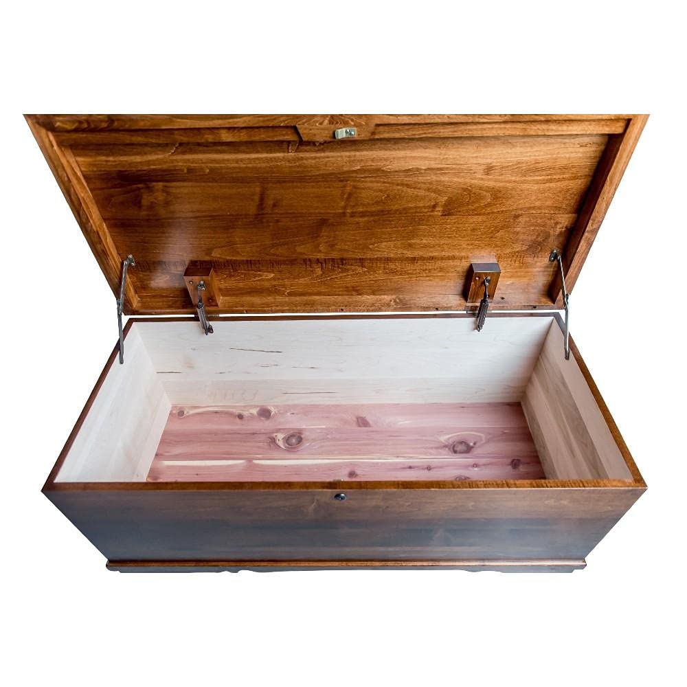 Cedar Hope Chest with Waterfall Top