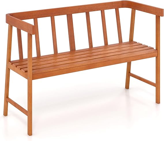 Outdoor Wood Garden Bench 50"W