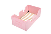 Toddler Floor Bed with Safety Rails