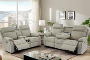 Power Reclining Loveseat with LED Light and Bluetooth Speakers