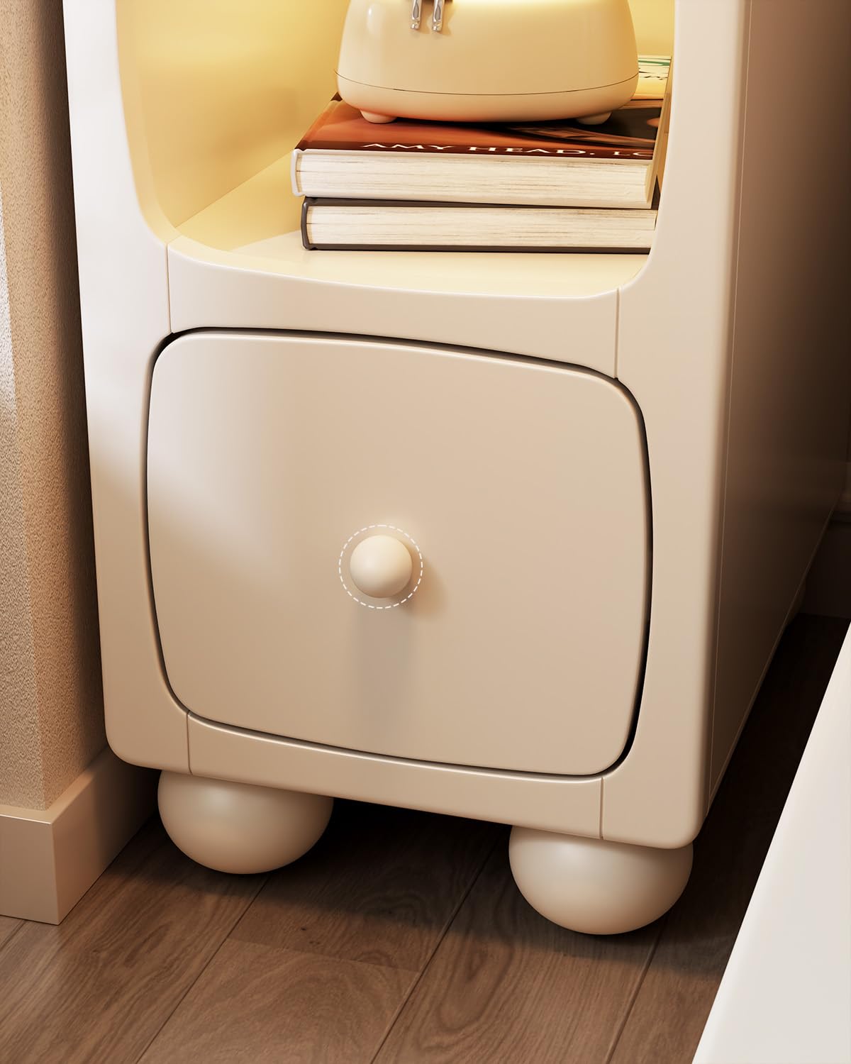 Small Bedside Table with Drawer