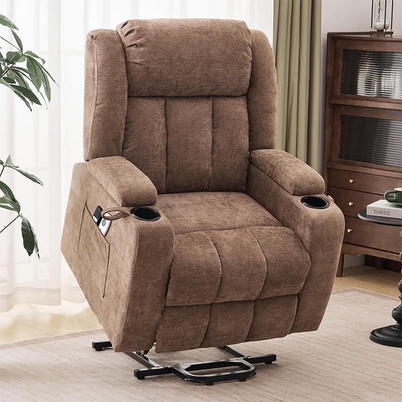 Electric Lift Recliner Chair with Massage and Heat