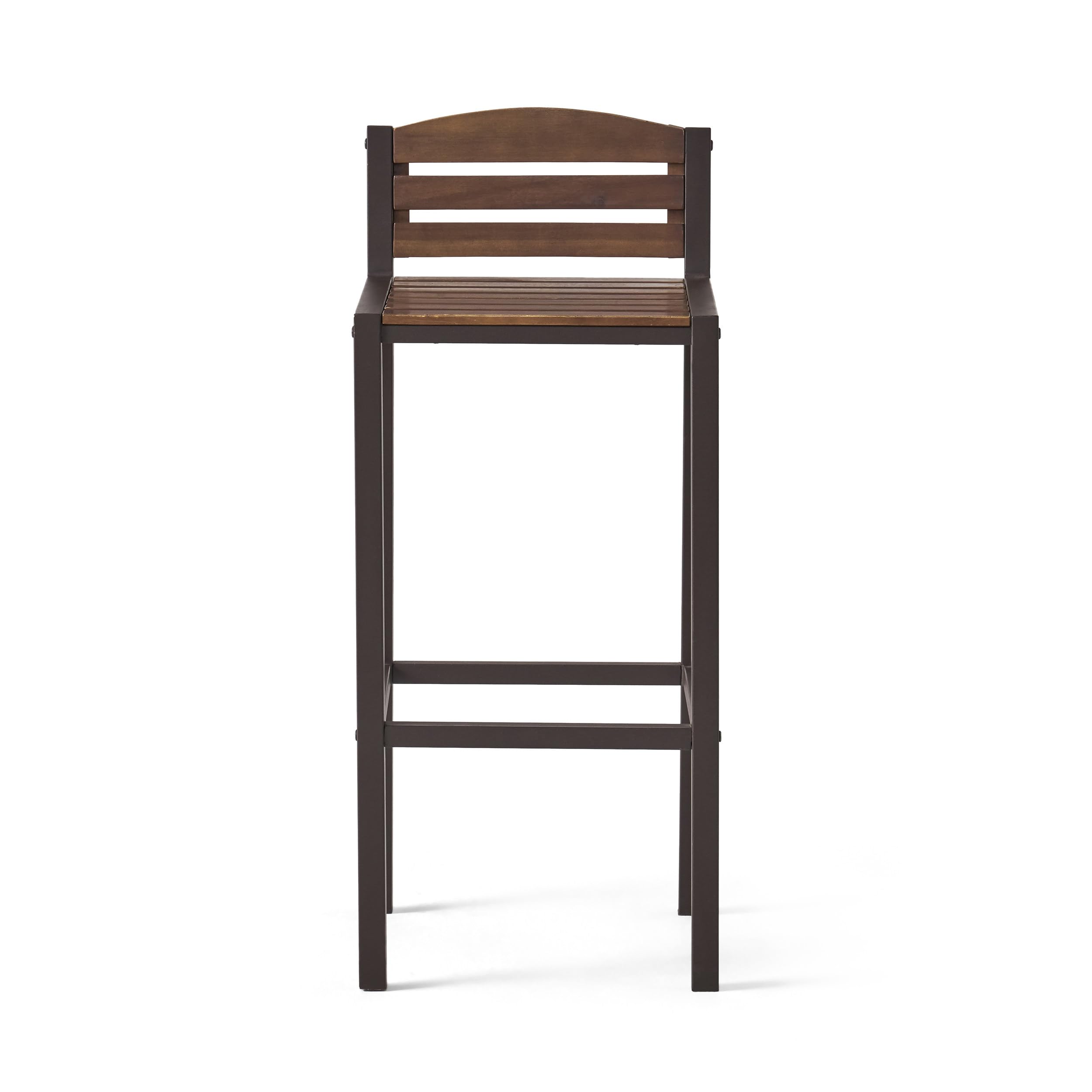 Acacia Wood 3 Piece Bar Set with Storage