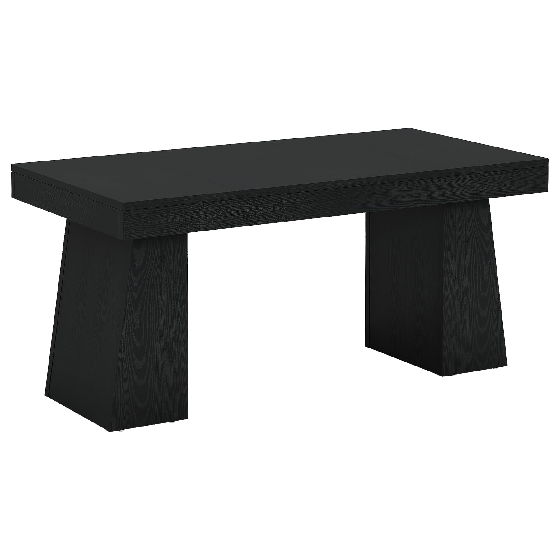 55" Executive Desk with Double Pedestal - Modern Wooden Office Writing Table