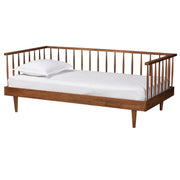 Mid-Century Modern Ash Walnut Twin Daybed