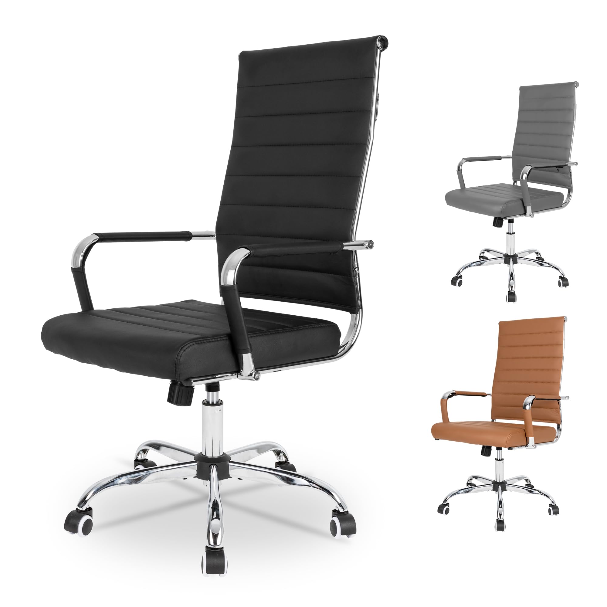 Ergonomic Leather Office Chair