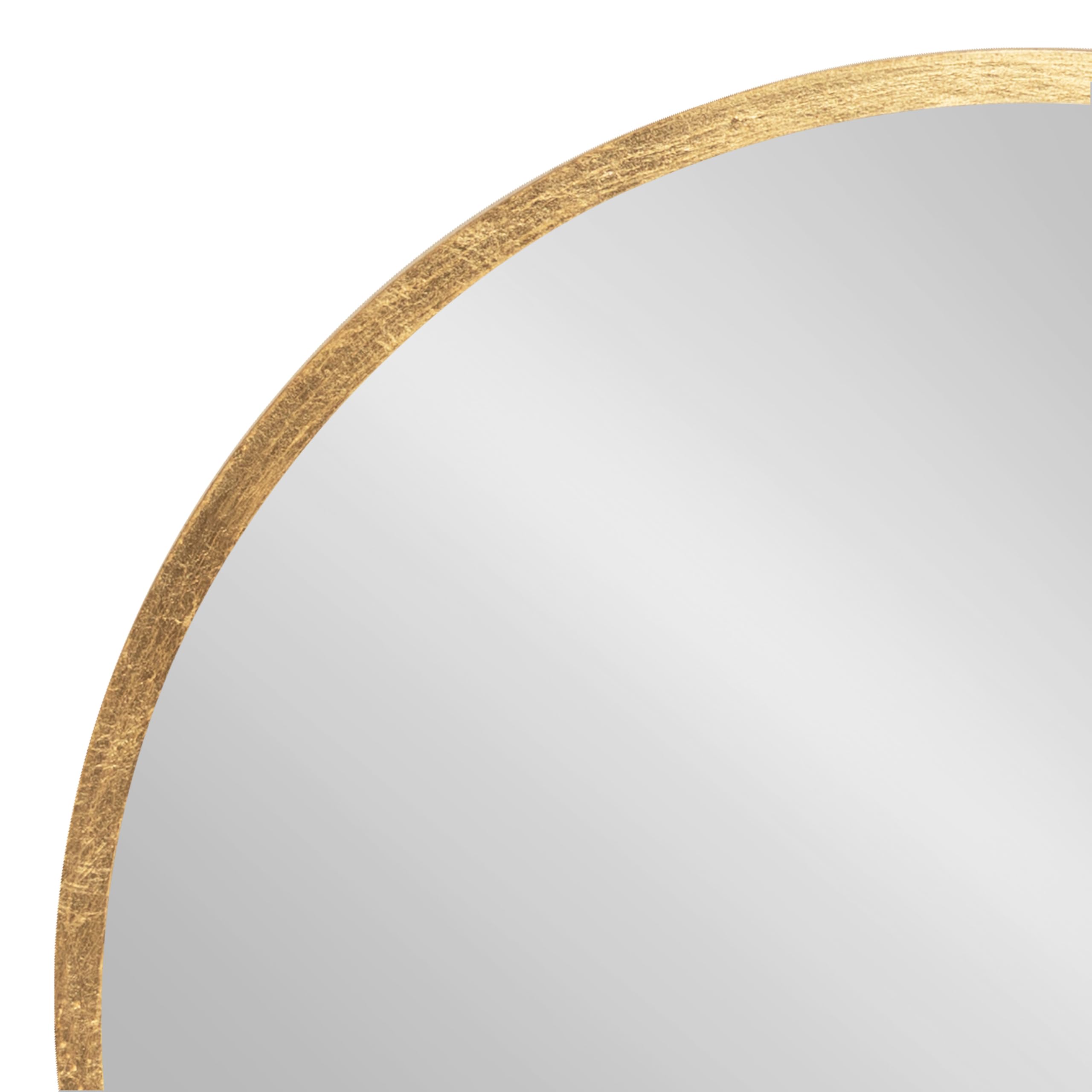 Travis Modern Round Wall Mirror Set - 3 Piece Gold Circle Mirrors