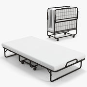 Twin Folding Bed with Memory Foam Mattress