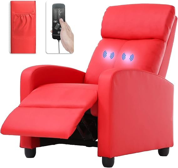 Massage Recliner Chair with Footrest