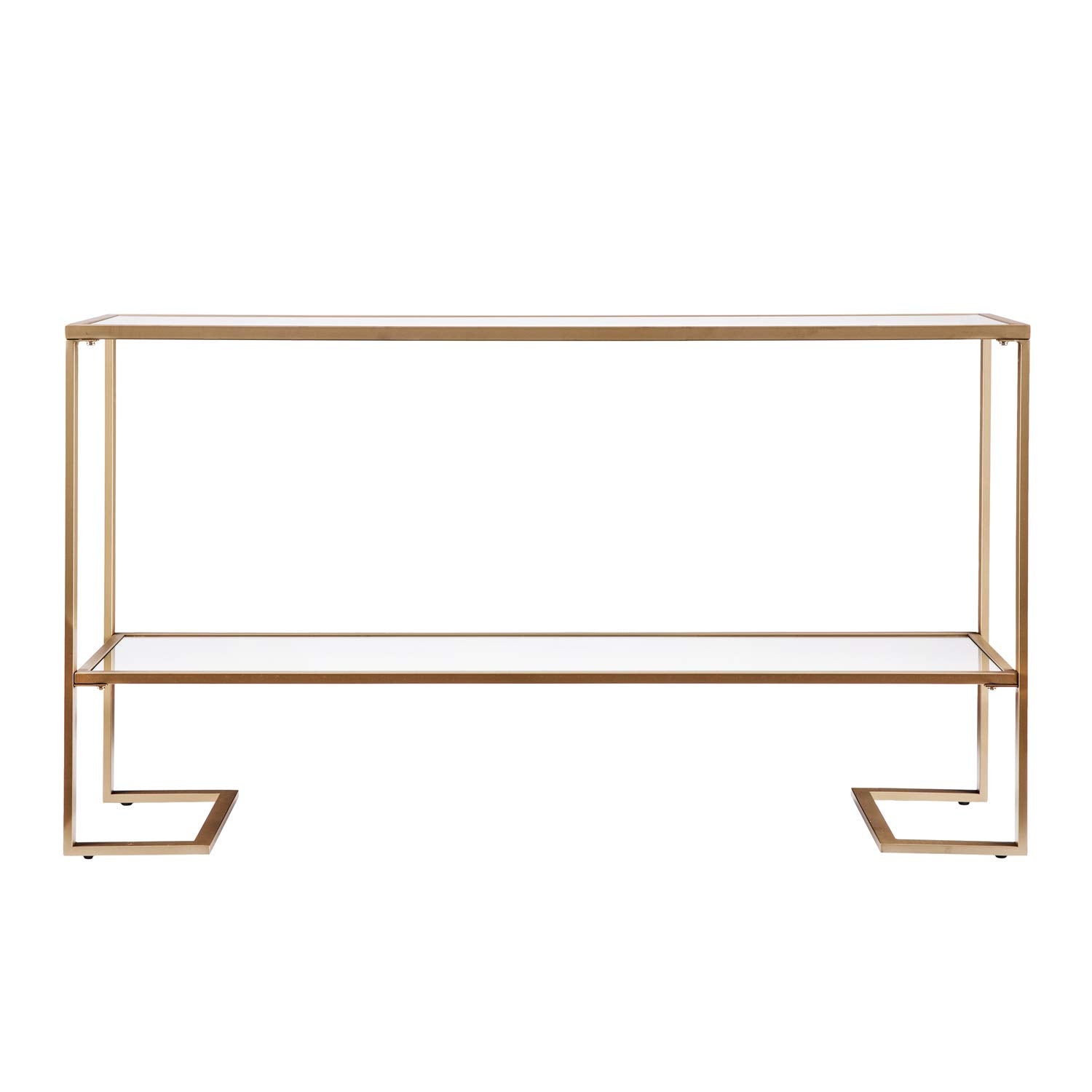 Horten Glam Narrow Console Table Gold