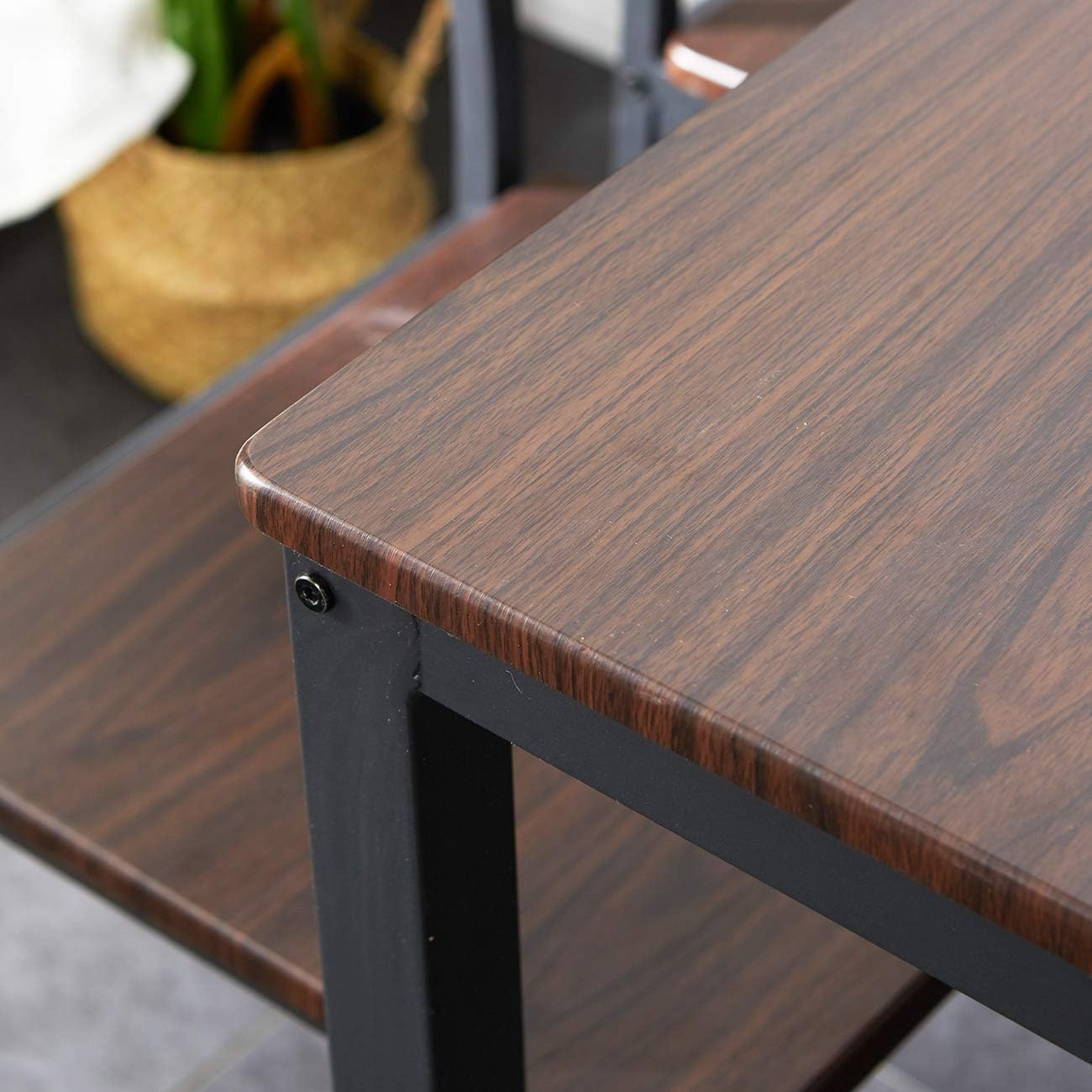 Dining Table Set with Bench and Chairs for 3-4 Persons