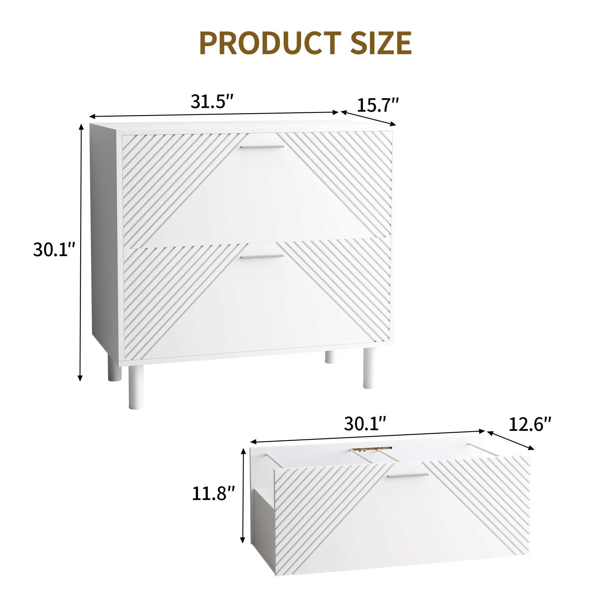 2-Drawer Lateral Filing Cabinet