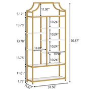 8-Shelf Etagere Bookcase