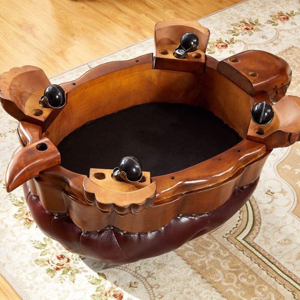 Turtle Footstool Ottoman with Wheels