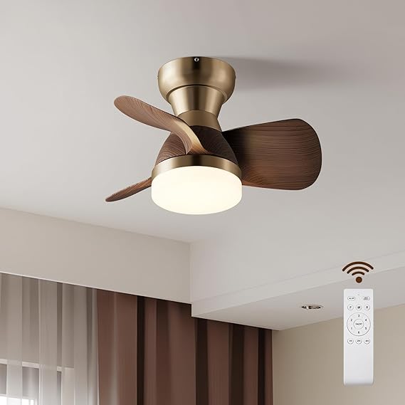 20 Inch Ceiling Fan with Light and Remote Control