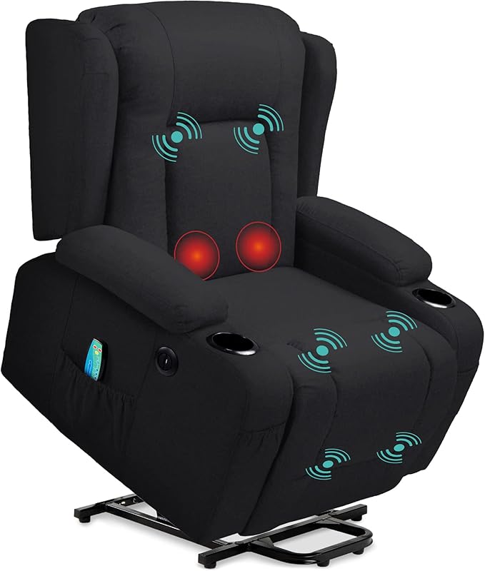 Power Lift Recliner with Massage and Heat