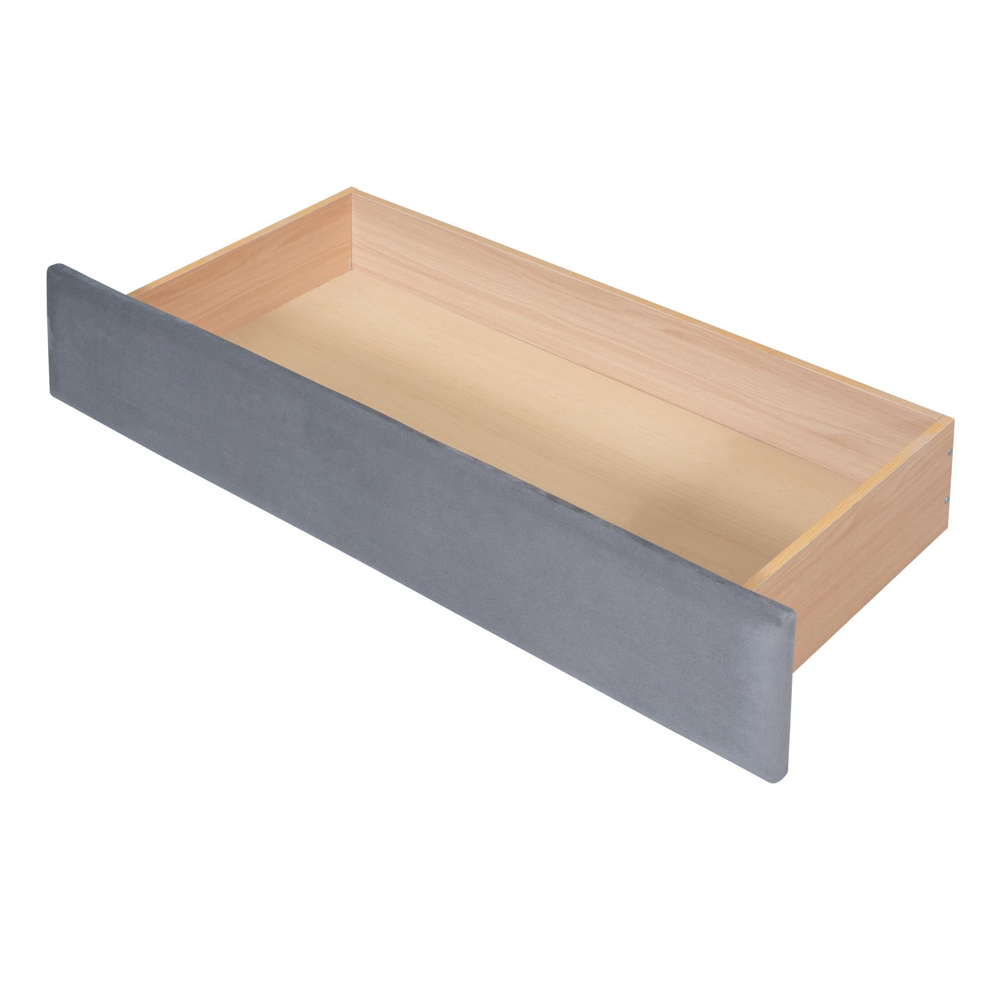 Twin Size Velvet Upholstered Daybed with Storage Drawers