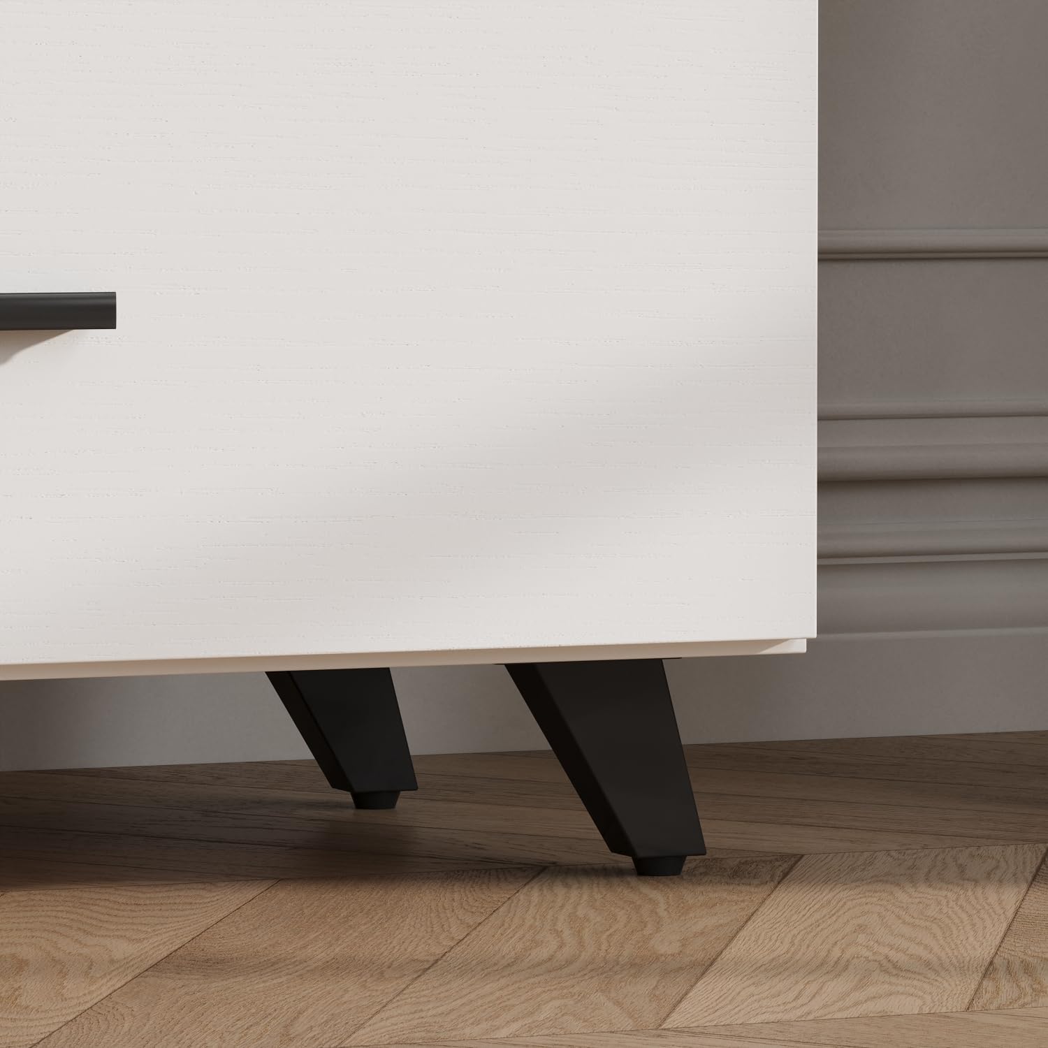 Adjustable TV Stand with Storage for TVs up to 100"