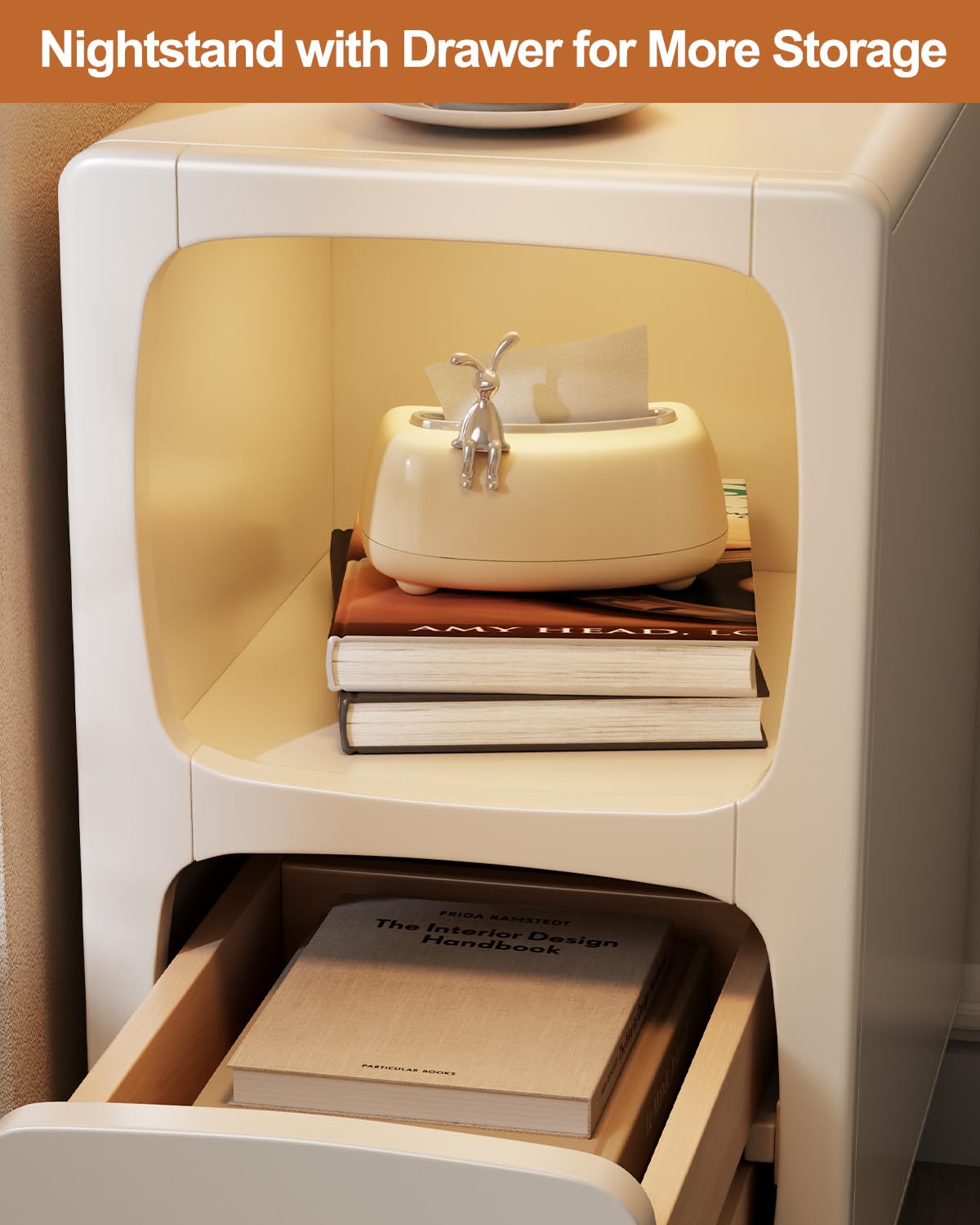 Small Bedside Table with Drawer