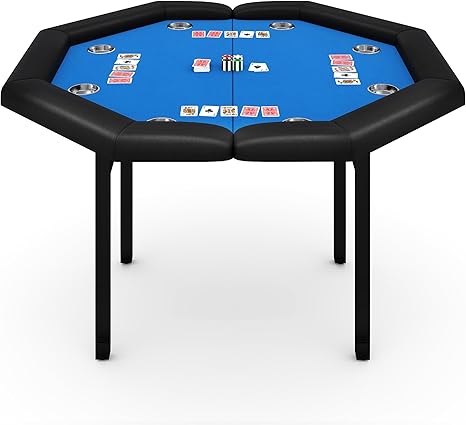 Octagonal Poker Table 8 Player Folding Game Table