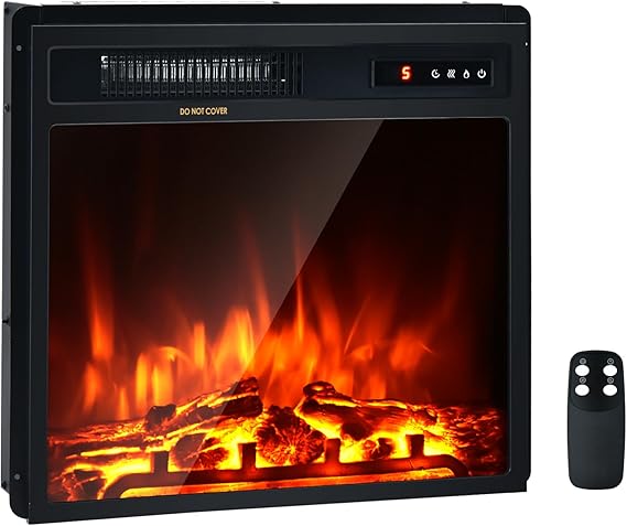 28.5" Electric Fireplace Insert with Remote Control