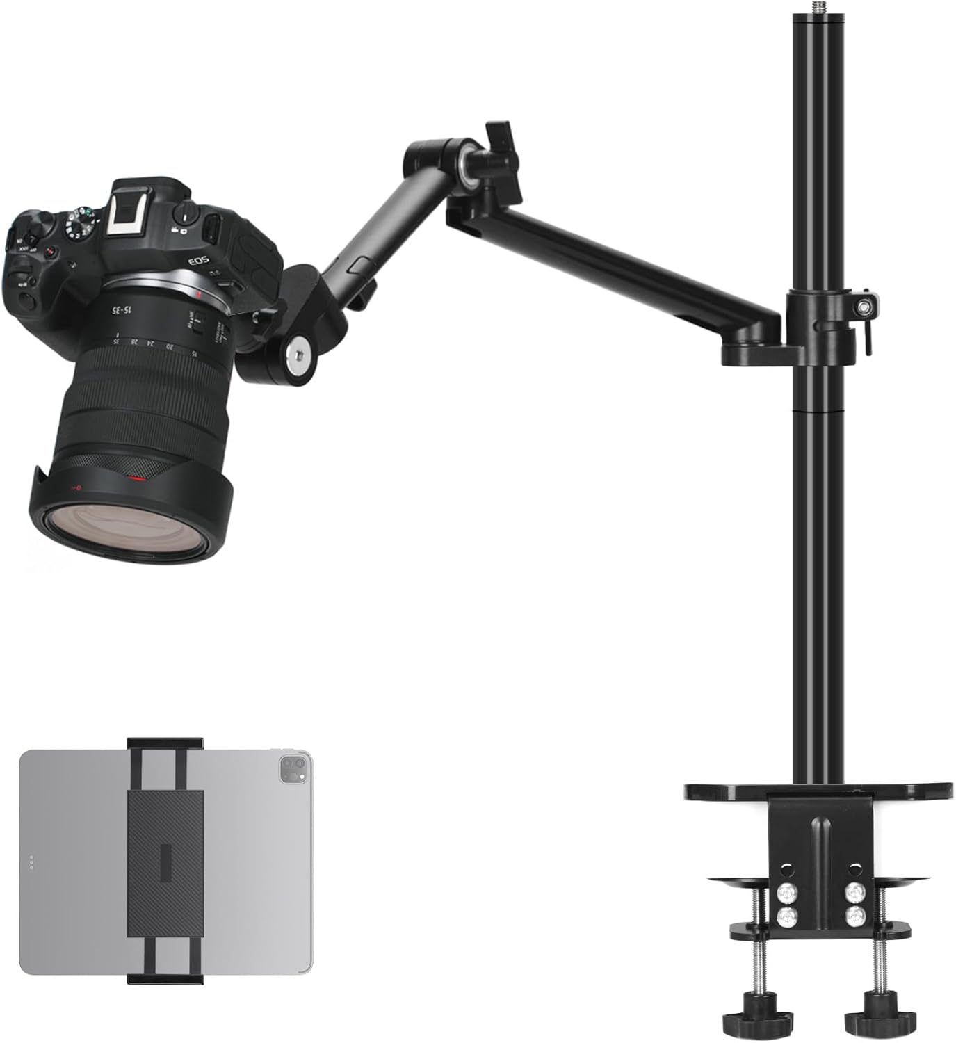 Heavy Duty Camera Desk Mount with Articulating Arm